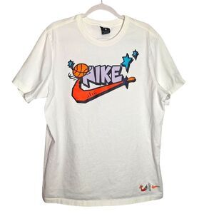 Nike Basketball Division Volume 1 S/S2020 T Shirt Cartoon Tee Casual L/XL Mens